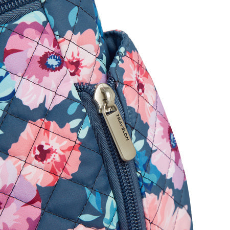 variant:41415632453709 Travelon Anti-Theft Classic Bucket Bag Blossom Floral