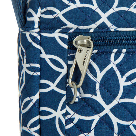 variant:41415606599757 Travelon Anti Theft Classic Small E W Woven Flower 