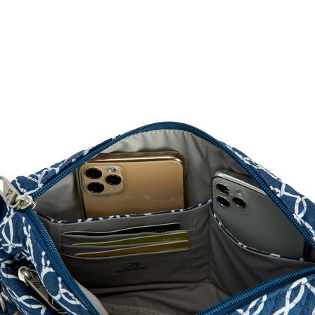 variant:41415606599757 Travelon Anti Theft Classic Small E W Woven Flower 