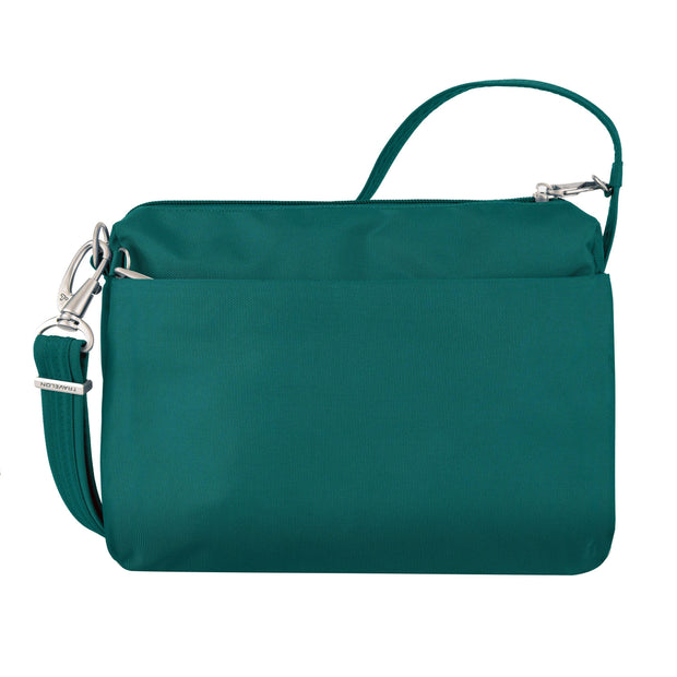 variant:41415606468685 Travelon Anti Theft Classic Small E W Crossbody Spruce