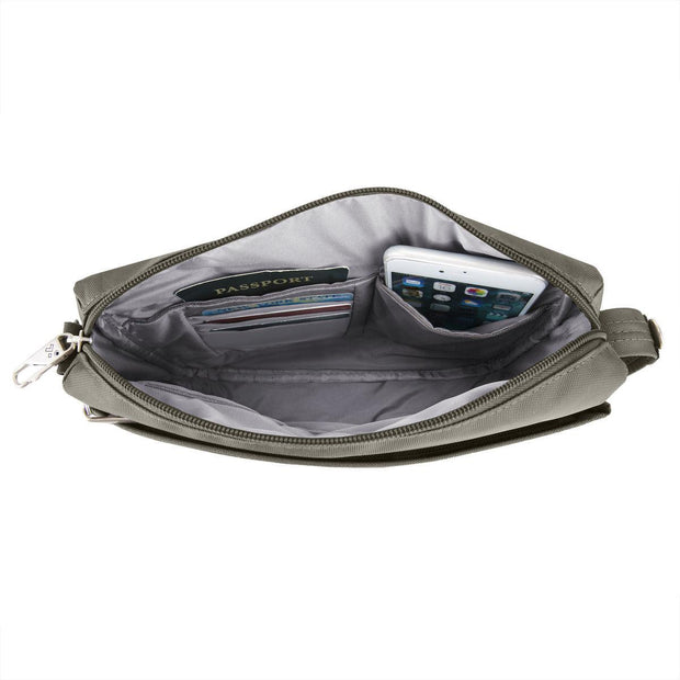 variant:41415606534221 Travelon Anti Theft Classic Small E W Crossbody Nutmeg