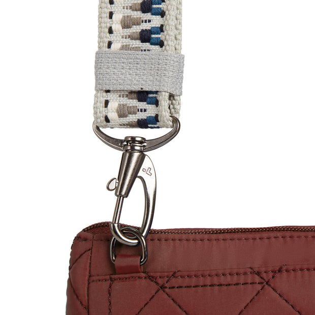 variant:41415634387021 Travelon - Anti-Theft BoHo Clutch Crossbody Paprika