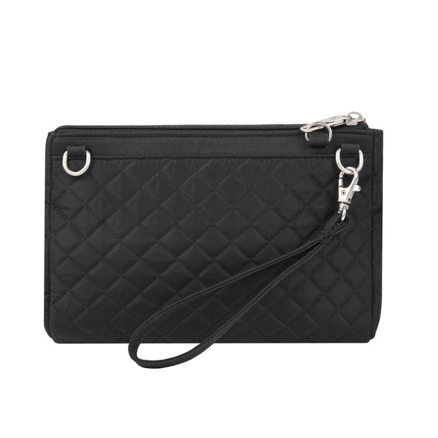 variant:41415634452557 Travelon - Anti-Theft BoHo Clutch Crossbody - Black