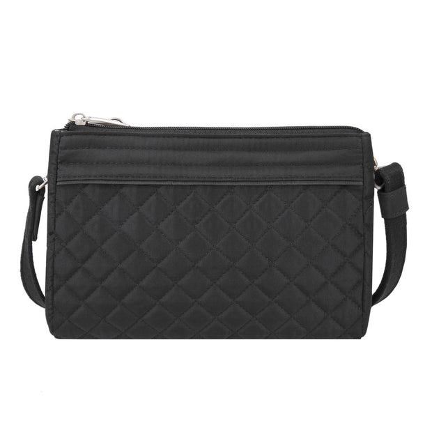 variant:41415634452557 Travelon - Anti-Theft BoHo Clutch Crossbody - Black