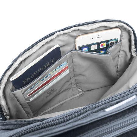 variant:41415643627597 travelon North/South Crossbody midnight