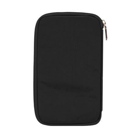 variant:41415645298765 travelon RFID Blocking Family Passport Zip Wallet black
