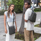 variant:41415647789133 travelon Metro Small crossbody Gray Heather