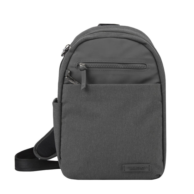 variant:41415647330381 travelon Metro Sling Gray Heather
