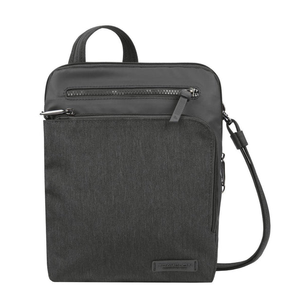 variant:41415647789133 travelon Metro Small crossbody Gray Heather