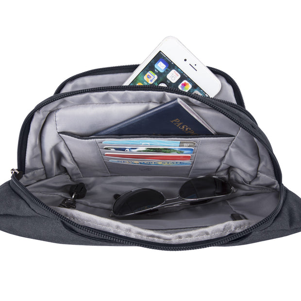 variant:41415648313421 Travelon - Anti-Theft Metro Waist Pack - Navy Heather