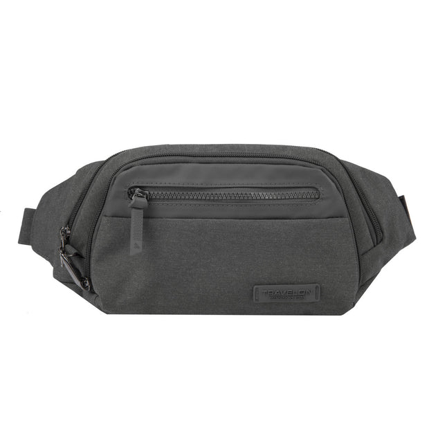variant:41415648378957 Travelon - Anti-Theft Metro Waist Pack - Gray Heather
