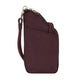 variant:41415647952973 travelon Anti-Theft Essentials Mini Asymmetric Crossbody dark bordeaux