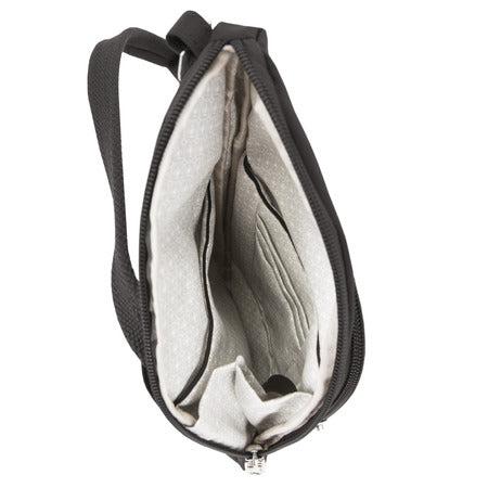 variant:41415647985741 travelon Anti-Theft Essentials Mini Asymmetric Crossbody black
