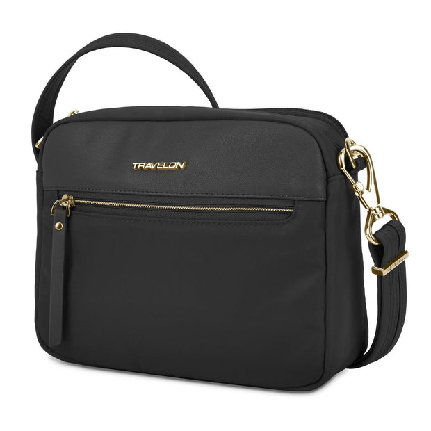 variant:41415633797197 Travelon Anti-theft Addison Small Crossbody Black