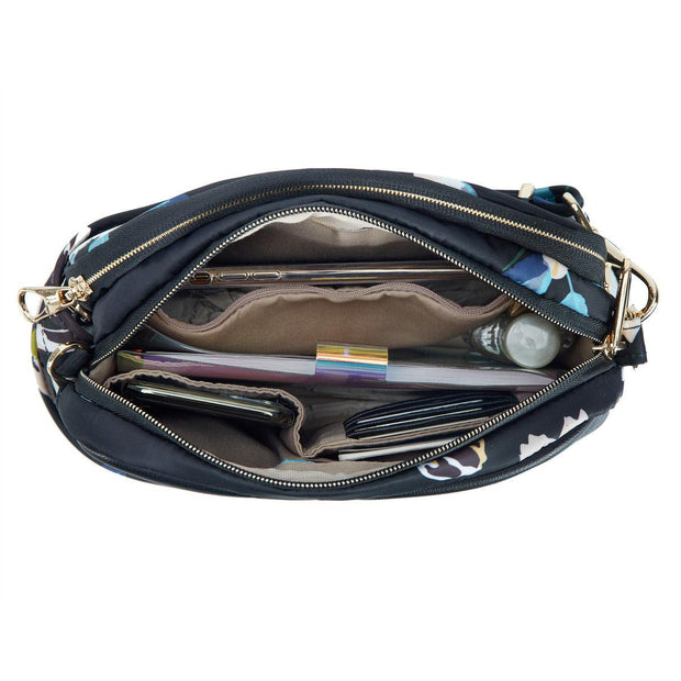 variant:41415633764429 Travelon Anti-theft Addison Small Crossbody Midnight Floral