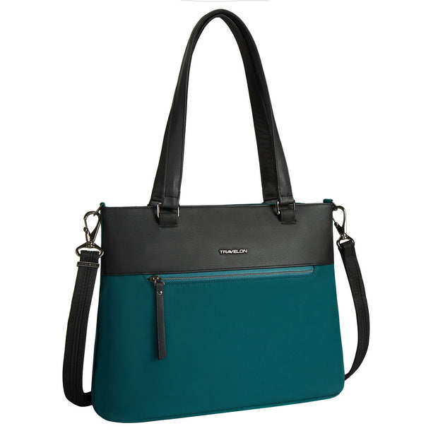 variant:41415627210829 travelon addison tote evergreen