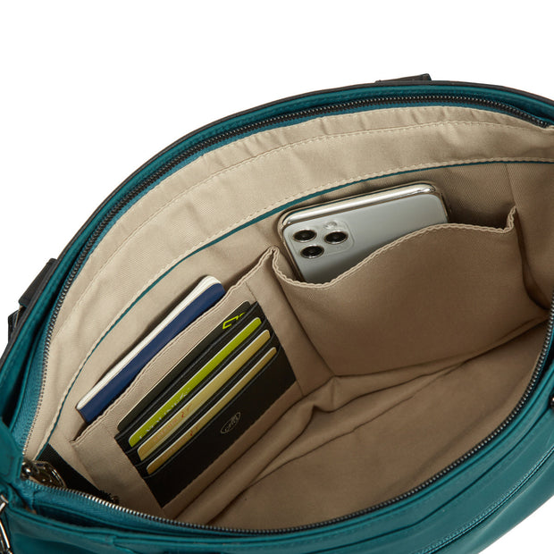 variant:41415627210829 travelon addison tote evergreen