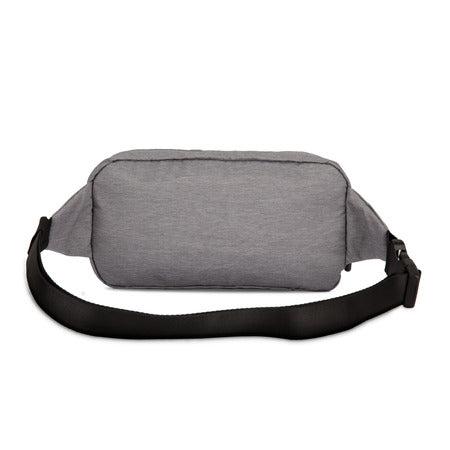 variant:41415628456013 travelon World Travel Essentials Convertible Sling/Waist Pack Gray Heather