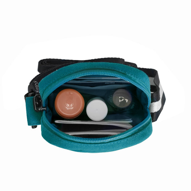 variant:41415617085517 Travelon Coastal RFID Blocking Mini Crossbody - Lagoon