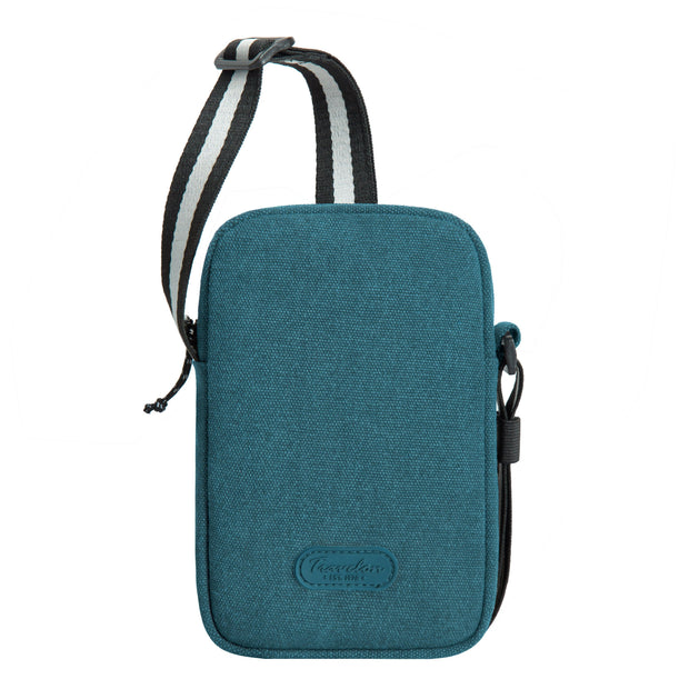 variant:41415617085517 Travelon Coastal RFID Blocking Mini Crossbody - Lagoon