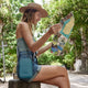 variant:41415617085517 Travelon Coastal RFID Blocking Mini Crossbody - Lagoon