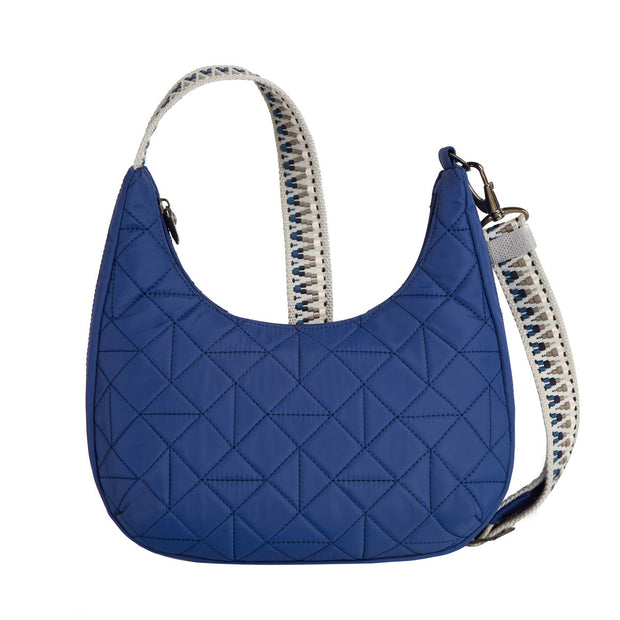 variant:41415720468557 travelon Boho Anti Theft Slouchy Crossbody blue