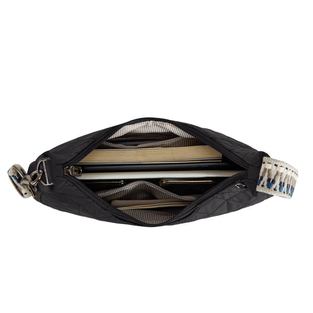 variant:41415720501325 travelon Boho Anti Theft Slouchy Crossbody black