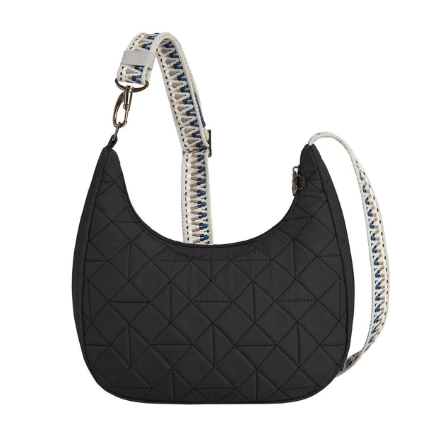 variant:41415720501325 travelon Boho Anti Theft Slouchy Crossbody black