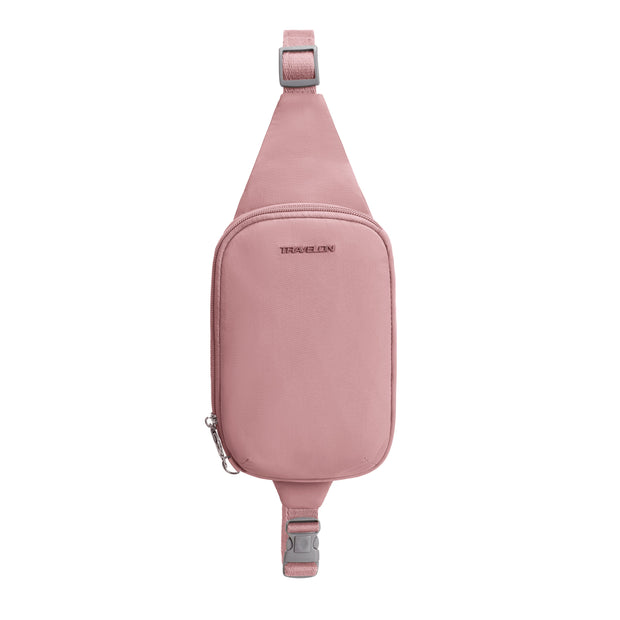 variant:41857864269901 Roam Anti-Theft Compact Sling Travelon Desert Pink