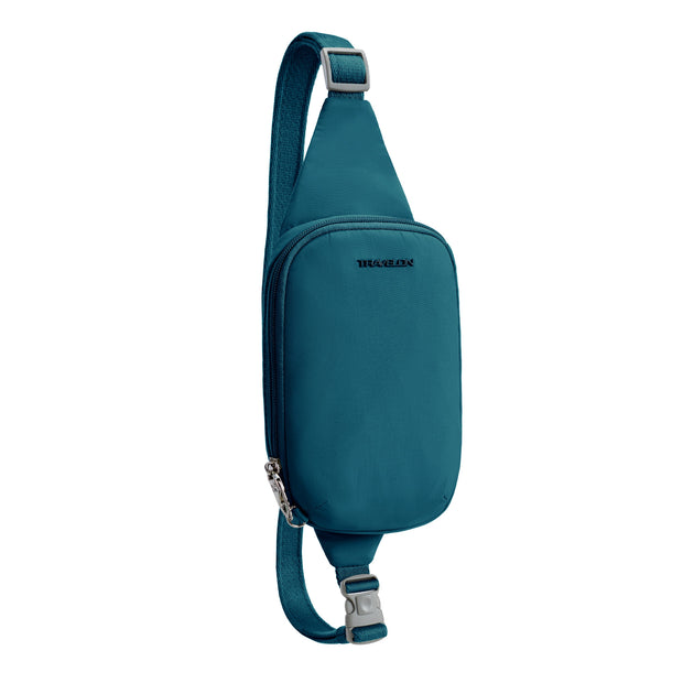 variant:41857864302669 Roam Anti-Theft Compact Sling Travelon Desert Capri Blue