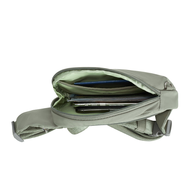 variant:41857864204365 Roam Anti-Theft Compact Sling Travelon Moss