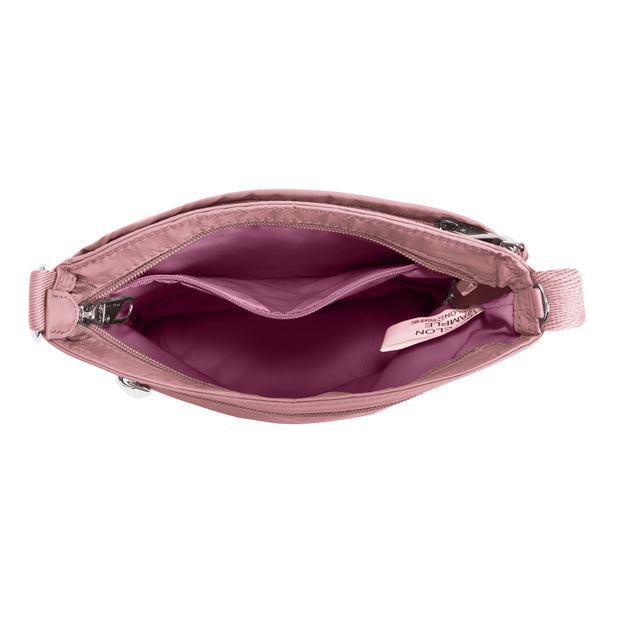 variant:41857869283405 Travelon Roam Anti-Theft Small Crossbody Desert Pink