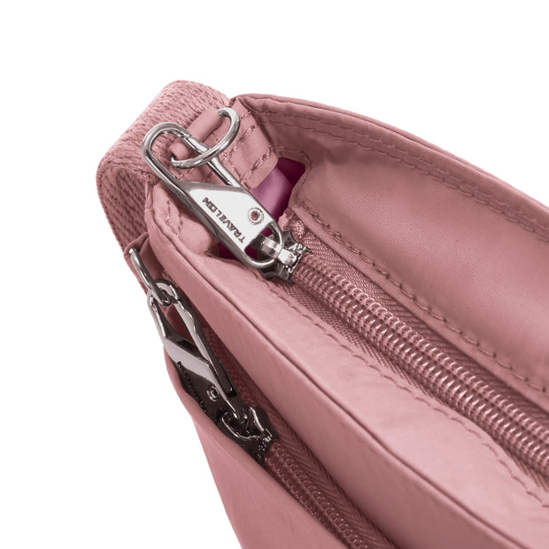 variant:41857869283405 Travelon Roam Anti-Theft Small Crossbody Desert Pink