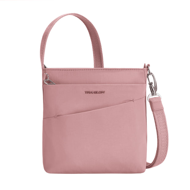 variant:41857869283405 Travelon Roam Anti-Theft Small Crossbody Desert Pink