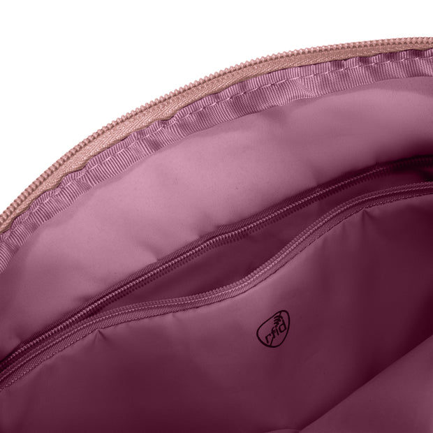 variant:41857884848205 Travelon Roam Anti-Theft East/West Crossbody Desert Pink