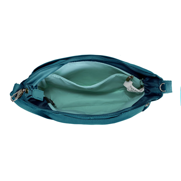 variant:41857875935309 Travelon Roam Anti-Theft Medium Crossbody Capri Blue