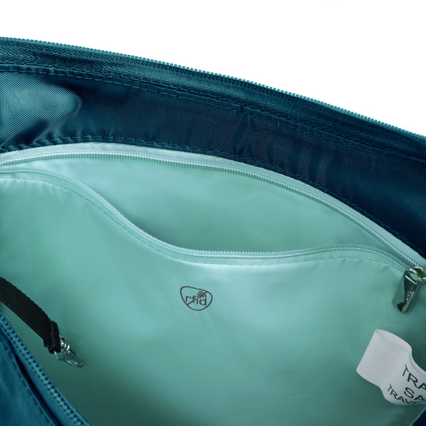 variant:41857875935309 Travelon Roam Anti-Theft Medium Crossbody Capri Blue