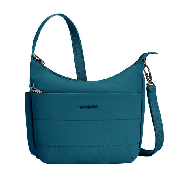 variant:41857875935309 Travelon Roam Anti-Theft Medium Crossbody Capri Blue