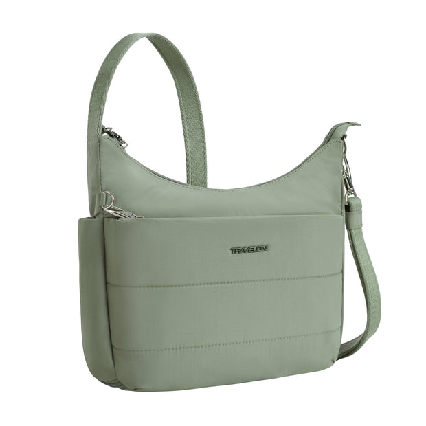 variant:41857875837005 Travelon Roam Anti-Theft Medium Crossbody Moss
