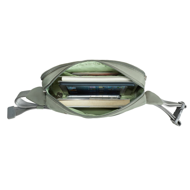 variant:41857880948813 Travelon Roam Anti-Theft XL Belt Bag Moss