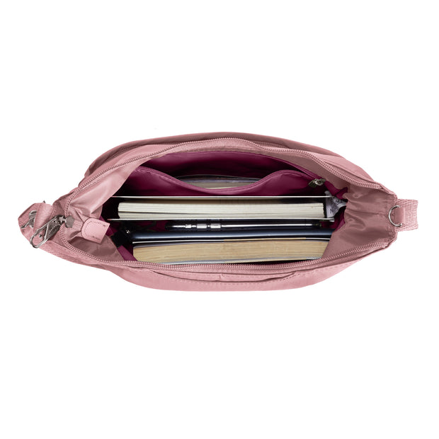 variant:41857875902541 Travelon Roam Anti-Theft Medium Crossbody Desert Pink