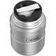 variant:41903167799373 16 oz. Stainless Steel Food Jar w Folding Spoon Matte Stainless Steel 