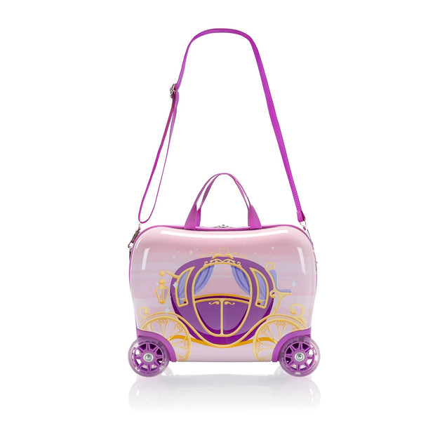 variant:41992548614221 heys america Fashion Ride-on Luggage with Light-up Wheels Royal Carriage
