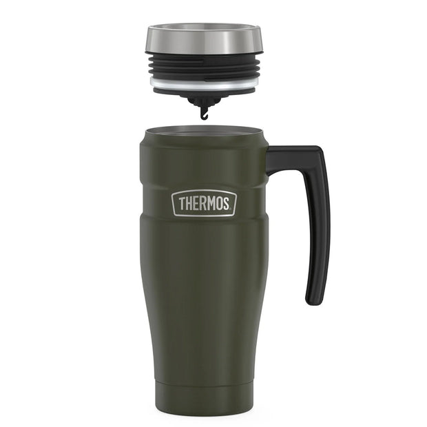 variant:41903166423117 16 oz Stainless Steel Travel Mug Matte Army Green
