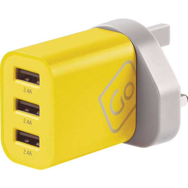 Worldwide 3 Port USB-A Charger