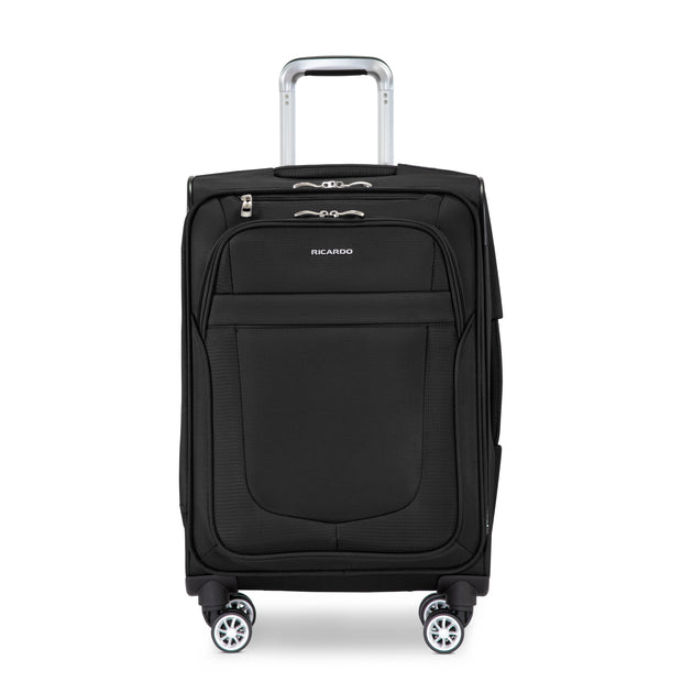 variant:41415702773837 RBH Hermosa Softside Carry-On Spinner Luggage Black