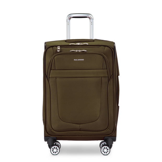 variant:41415702741069 RBH Hermosa Softside Carry-On Spinner Luggage Olive Sage