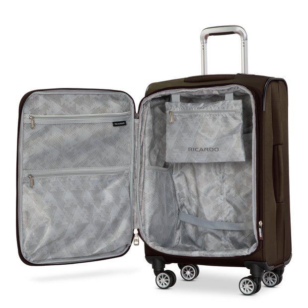 variant:41415702741069 RBH Hermosa Softside Carry-On Spinner Luggage Olive Sage