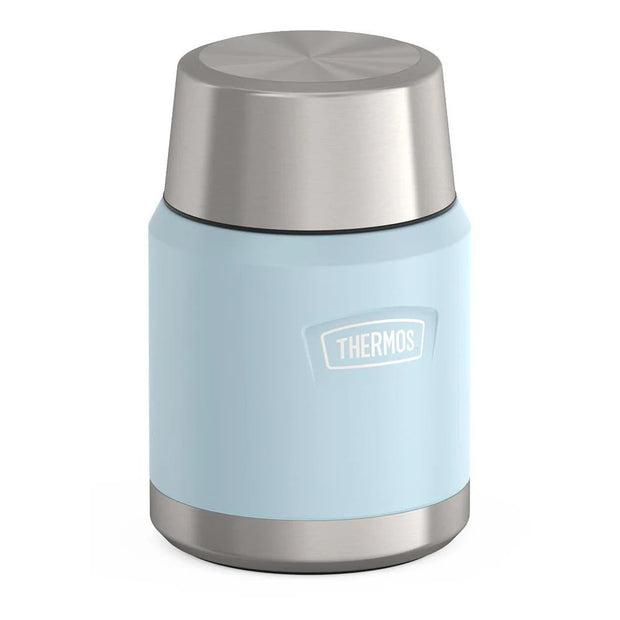 variant:41903143190605 16 oz Stainless Steel Food Jar w/ Spoon Glacier