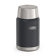 variant:41903142633549 24 oz Stainless Steel Food Jar w/ Spoon Granite